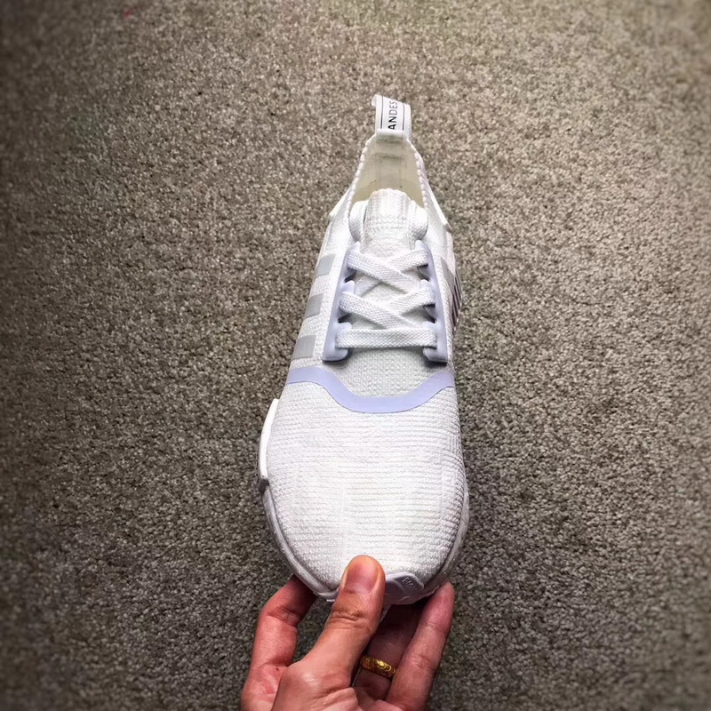 Authentic Adidas NMD R1 Primekint Triple White